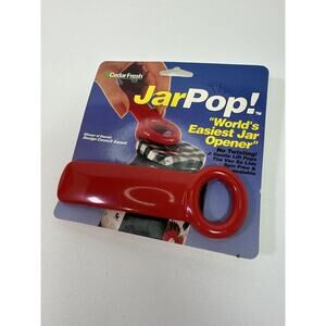 Vintage Cedar Fresh Original Jar Opener Jar Pop Jar Key Jar Vacuum Breaker, Red‎